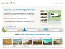 Tablet Screenshot of geocodedart.com